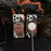 For iPhone 16 Pro Case Rotating Magnetic Kickstand Carbon Fiber Texture PC + Metal Shockproof Phone Cover - Desert Gold - 4