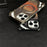 For iPhone 16 Pro Max Case Rotating Magnetic Kickstand Carbon Fiber Texture PC + Metal Shockproof Phone Cover - Desert Gold - 5