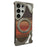 For Samsung Galaxy S25 Ultra Case Rotating Magnetic Kickstand Carbon Fiber Texture PC + Metal Shockproof Phone Cover - Titanium - 1