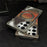 For Samsung Galaxy S25 Ultra Case Rotating Magnetic Kickstand Carbon Fiber Texture PC + Metal Shockproof Phone Cover - Titanium - 5