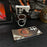 For Samsung Galaxy S26 Ultra Case Rotating Magnetic Kickstand Carbon Fiber Texture PC + Metal Shockproof Phone Cover - Titanium - 4