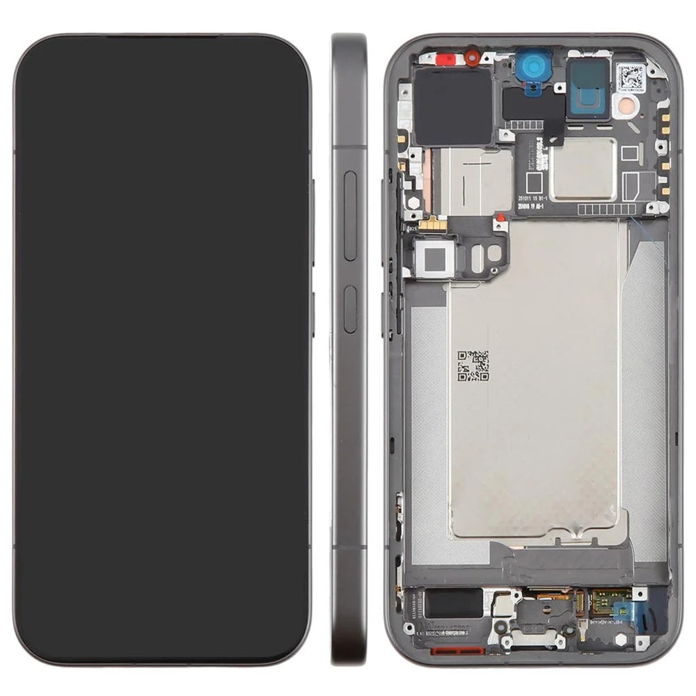 For Xiaomi 17 Pro 25098PN5AC OEM Grade S AMOLED Screen and Digitizer Assembly + Frame (Without Logo) - Black - 1
