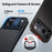 CASEKOO for iPhone 18 Pro / 17 Pro Case PC + TPU Matte Finish Anti-Fingerprint Phone Cover - Black - 3