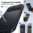 CASEKOO for iPhone 18 Pro / 17 Pro Case PC + TPU Matte Finish Anti-Fingerprint Phone Cover - Black - 4