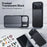 CASEKOO for iPhone 18 Pro / 17 Pro Case PC + TPU Matte Finish Anti-Fingerprint Phone Cover - Black - 6
