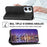 For Realme 10 4G Imprinted Rhombus Pattern PU Leather Phone Case Calf Texture Magnetic Auto-absorbed Wallet Stand Cover - Black - 4
