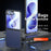 For Samsung Galaxy Z Flip8 Case Skin-Touch TPU + PC Matte Phone Back Cover - Transparent Black - 3