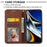 For Samsung Galaxy A54 5G Imprinted Rhombus Pattern Calf Texture Phone Cover Shell PU Leather Wallet Stand Magnetic Closure Case - Brown - 2