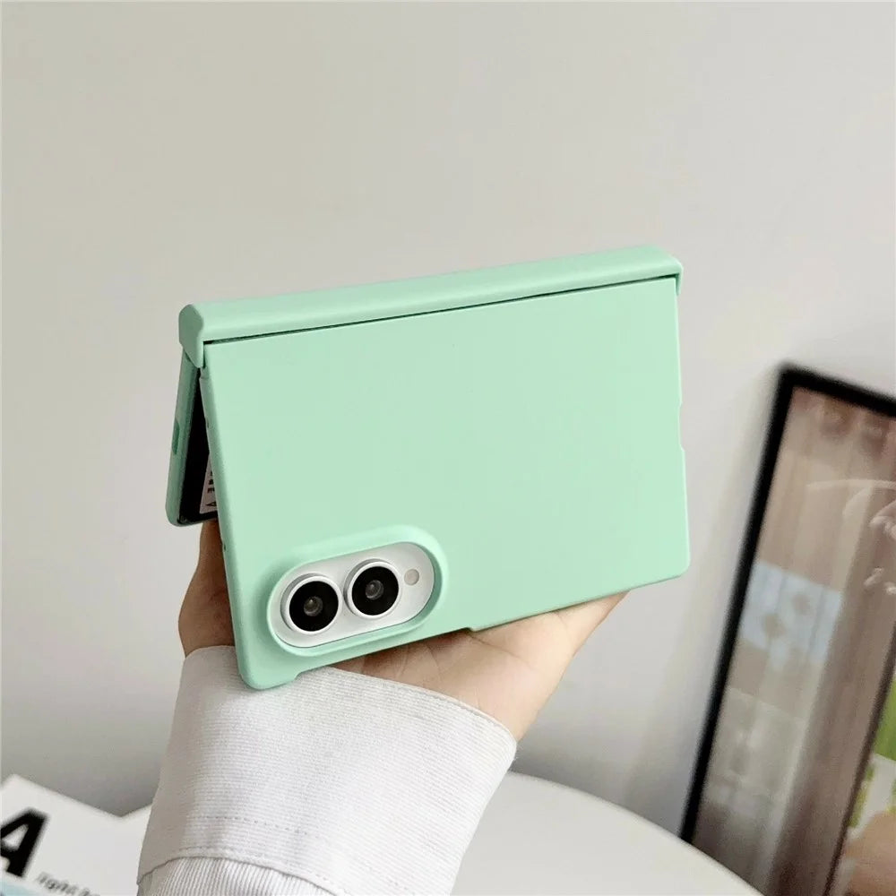 For Samsung Galaxy Z Fold8 Case Skin Feel PC Phone Cover with Hinge Protection - Orange - 6