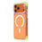 X-LEVEL for iPhone 18 Pro / 17 Pro Magnetic Case Glitter Crystal Clear PC Shockproof Phone Cover - Green - 1