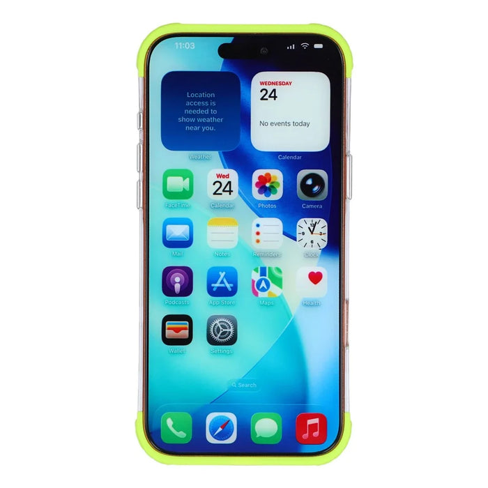 X-LEVEL for iPhone 18 Pro / 17 Pro Magnetic Case Glitter Crystal Clear PC Shockproof Phone Cover - Green - 4