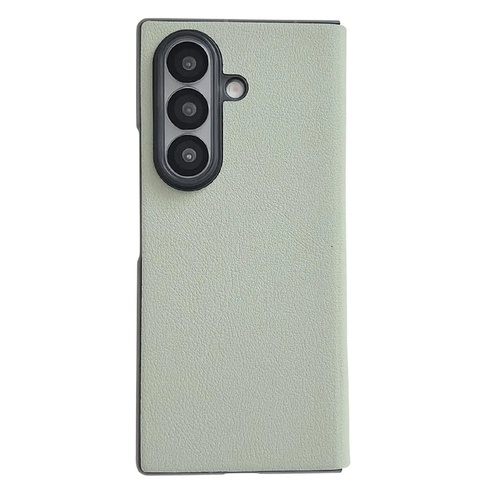For Samsung Galaxy Z Fold8 Ultra Case Simple Design Shockproof PU + PC Phone Back Cover - Green - 1