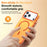 For iPhone 18 Pro Max / 17 Pro Max Magnetic Case Color Blocking PC + TPU Anti-Fingerprint Phone Cover - Orange - 3
