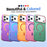 For iPhone 18 Pro Max / 17 Pro Max Magnetic Case Color Blocking PC + TPU Anti-Fingerprint Phone Cover - Orange - 6