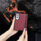 For Samsung Galaxy Z Fold8 Magnetic Case Lychee Grain Leather + PC Hinge Protection Phone Cover - Wine Red - 3