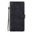 For iPhone 18 Pro  /  17 Pro Wallet Case Imprinted Ethnic Pattern Leather Phone Cover with Wrist Strap - Black - 7