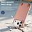 For iPhone 18 Pro / 17 Pro Litchi Pattern Case with Lanyard Shockproof PC PU Leather Cover - Pink - 4