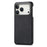 For iPhone 18 Pro Max / 17 Pro Max Case Litchi Texture Leather Coated PC Mobile Back Cover - Black - 1