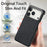 For iPhone 18 Pro / 17 Pro Case Litchi Texture Leather Coated PC Mobile Back Cover - Black - 6
