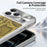 For iPhone 18 Pro / 17 Pro Magnetic Case Snake Pattern Anti-Scratch PU Leather + PC + TPU Phone Cover - Yellow - 7
