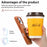 CASENEO For iPhone 18 Pro / 17 Pro Magnetic Case Wristband PU Leather + PC Shockproof Phone Cover - Brown - 6