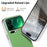 For iPhone 18 Pro / 17 Pro Magnetic Case Fine Grid Texture Leather + PC + TPU Phone Cover - Green - 3