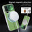For iPhone 18 Pro / 17 Pro Magnetic Case Fine Grid Texture Leather + PC + TPU Phone Cover - Green - 6
