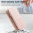 For Samsung Galaxy S26 Ultra Magnetic Case Detachable 2 in 1 Flip Wallet Leather Phone Cover with Suction Cup - Pink - 7