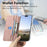 For Samsung Galaxy A07 4G Magnetic Case Detachable 2 in 1 Flip Wallet Leather Phone Cover with Suction Cup - Pink - 7