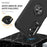For Samsung Galaxy A14 5G / A14 4G Rotation Ring Kickstand Case Hard PC+Soft TPU Dual Layer Protection Phone Cover - Black - 4