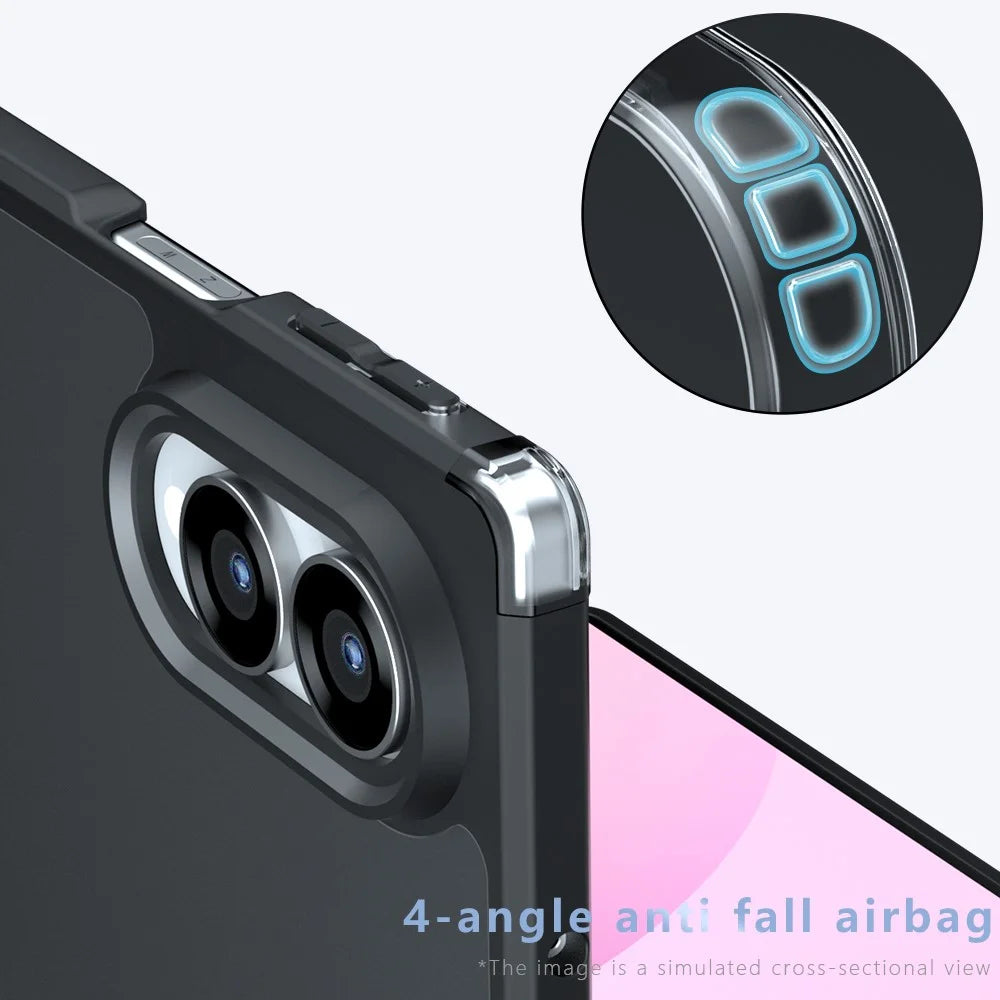 For Samsung Galaxy Z Fold8 Case TPU + PC Shockproof Phone Cover - Transparent - 3