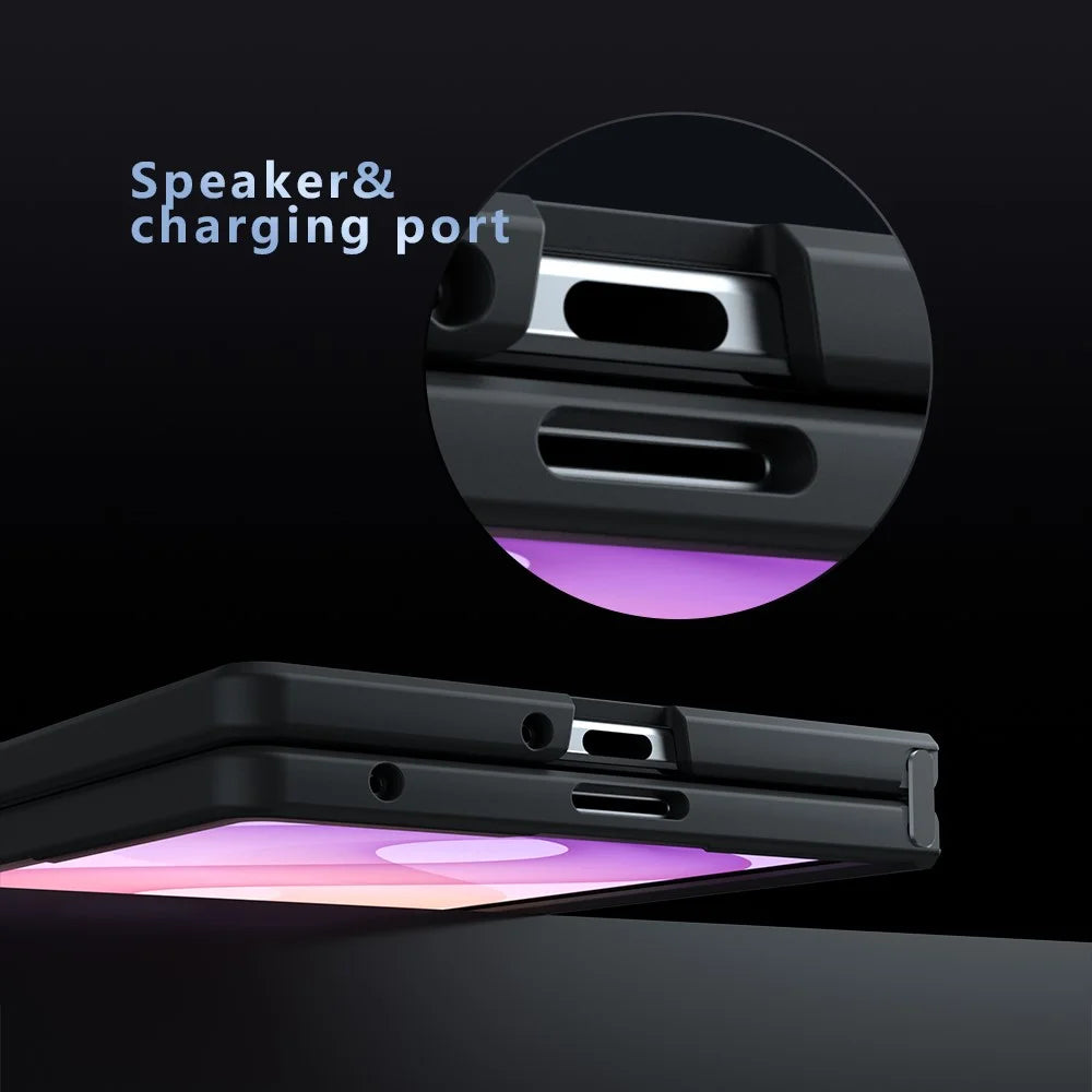 For Samsung Galaxy Z Fold8 Case TPU + PC Shockproof Phone Cover - Transparent - 4