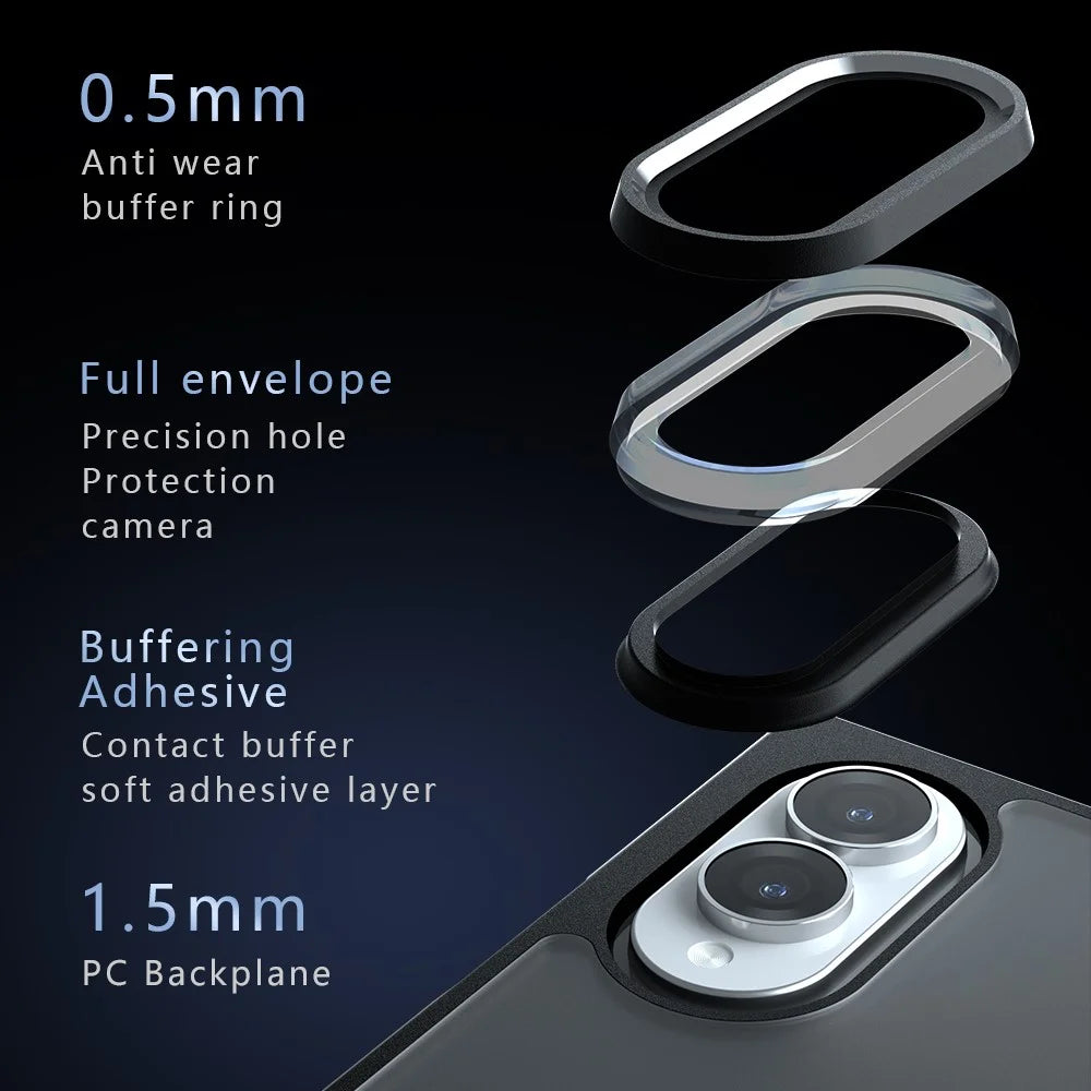 For Samsung Galaxy Z Fold8 Case TPU + PC Shockproof Phone Cover - Transparent - 6