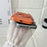 For iPhone 17 Pro Max Case Rotating Magnetic Kickstand Litchi Texture Leather Coated PC + TPU Phone Cover - Orange - 7