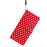 For Samsung Galaxy A26 5G Case Heart Pattern PU Leather Flip Wallet Stand Phone Cover with Wrist Strap - Red - 4