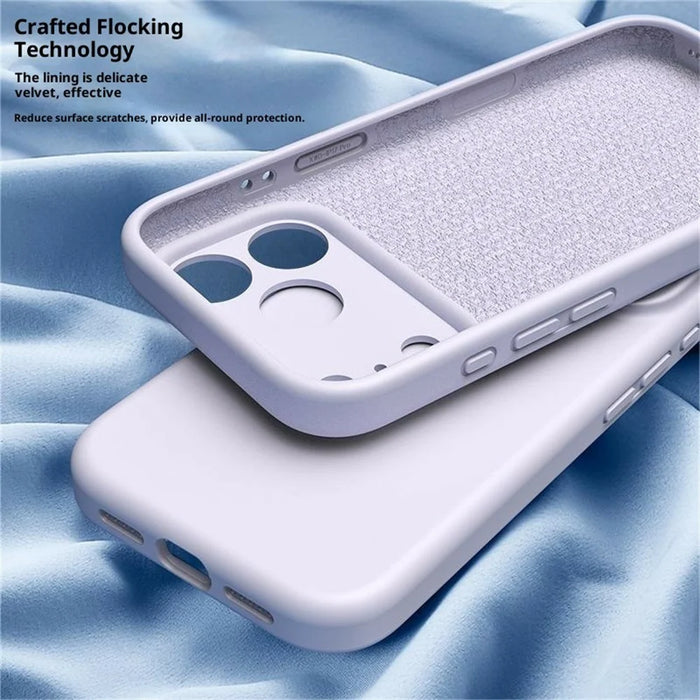 For iPhone 18 Pro Max Case Compatible with MagSafe Precise Cutouts PC + Liquid Silicone Phone Cover - Purple - 6