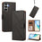 For Samsung Galaxy S26 Case Diamond Stitch PU Leather Wallet Flip Phone Cover with Wrist Strap - Black - 2