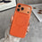 For iPhone 17 Pro Max Magnetic Case Litchi Texture Leather Coated PC + TPU Anti-Scratch Phone Cover - Orange - 2