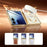 For Samsung Galaxy Z Flip8 Magnetic Case Electroplating CD Vein PC Phone Cover - Gold - 2