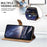 For Samsung Galaxy A37 5G Case Pattern Printed Wallet Flip Stand PU Leather Phone Cover with Wrist Strap - Big Butterfly - 5