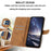 For iPhone 17e  /  16e Case Pattern Printed Wallet Flip Stand PU Leather Phone Cover with Wrist Strap - Bouquet - 4