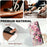 For iPhone 17e  /  16e Case Pattern Printed Wallet Flip Stand PU Leather Phone Cover with Wrist Strap - Bouquet - 6