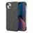 For iPhone 13 Magnetic Case Lens Frame Kickstand Matte PC Frameless Phone Cover - Black - 1