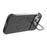For iPhone 14 Magnetic Case Lens Frame Kickstand Matte PC Frameless Phone Cover - Black - 3