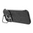 For iPhone 14 Pro Magnetic Case Lens Frame Kickstand Matte PC Frameless Phone Cover - Black - 2