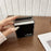 For Samsung Galaxy Z Flip8 Phone Magnetic Case Leather + PC Protective Cover - Black - 4
