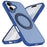 For iPhone 17 Case with Rotating Magnetic Kickstand PC + TPU Skin-Touch Phone Cover - Sapphire - 2