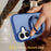 For iPhone 17 Case with Rotating Magnetic Kickstand PC + TPU Skin-Touch Phone Cover - Sapphire - 7
