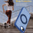 For iPhone 17e / 16e Case with Rotating Magnetic Kickstand PC + TPU Skin-Touch Phone Cover - Sapphire - 3