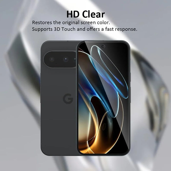 2Pcs For Google Pixel 11 Pro XL HD Clear Screen Protector Anti-Explosion 2.5D Arc Edge Tempered Glass Screen Film - 2
